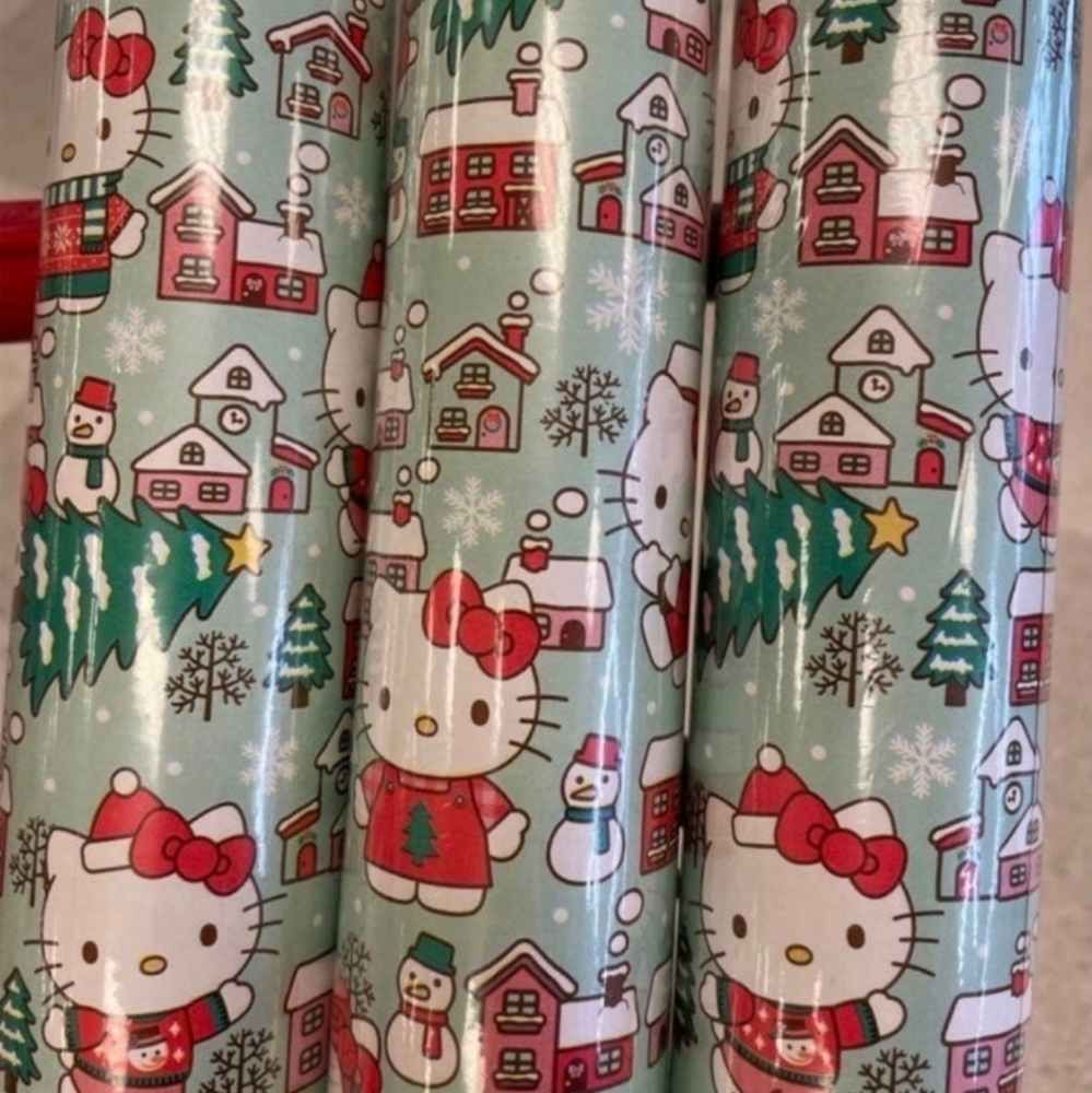 Hello Kitty Christmas Gift Wrap Wrapping Paper 🎄